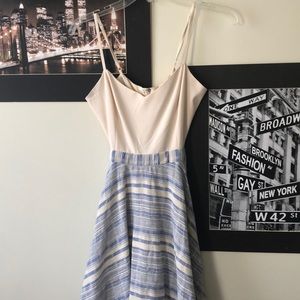 Short striped dress